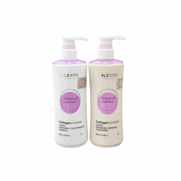 Cặp Dầu gội & Dầu xả Olexrs tím Mới 500ml