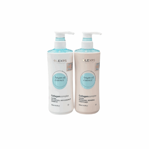 Cặp Dầu gội & Dầu xả Olexrs Xanh Mới 500ml