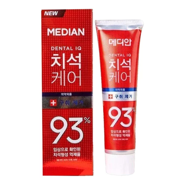 Kem Đánh Răng Median Dental IQ Ngừa Hôi Miệng - Đỏ 120g
