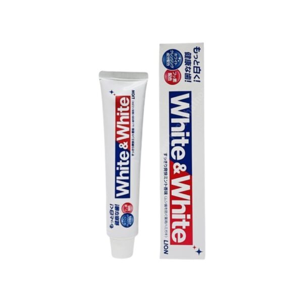 Kem đánh răng trắng răng thơm miệng White & White Lion 150g