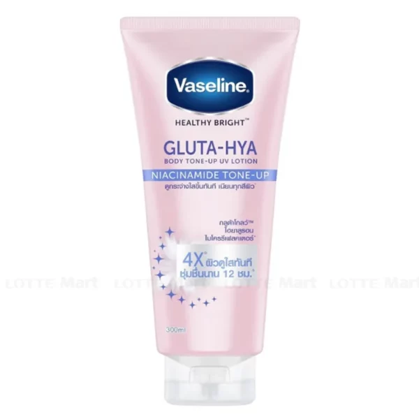 Sữa Dưỡng Thể Vaseline Healthy Bright Gluta-Hya Body Tone-Up UV Lotion Nâng Tông Tức Thì 300ml