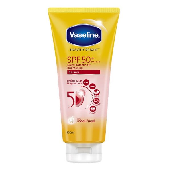 Sữa Dưỡng Thể Trắng Da Toàn Thân Chống Nắng Vaseline Healthy Bright Sun + Pollution Protect SPF 50+ PA++++ 300ml