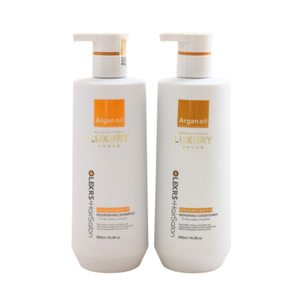 Cặp Dầu gội & Dầu xả Olexrs Hairsalon Luxury Organic Biotin 500ml