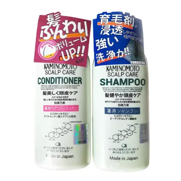 Cặp Dầu gội & Dầu xả Kaminomoto kích thích mọc tóc