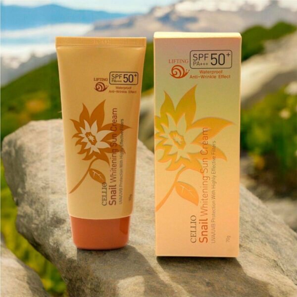 Kem Chống Nắng Cellio Dưỡng Da Màu Vàng 70g