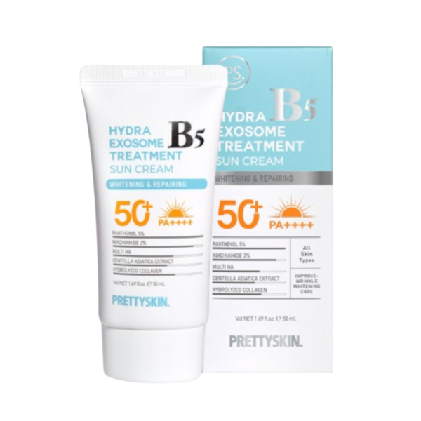 Kem Chống Nắng Phục Hồi Da Prettyskin Hydra B5 Exosome Treatment Sun Cream SPF50+ PA++++ 50ml