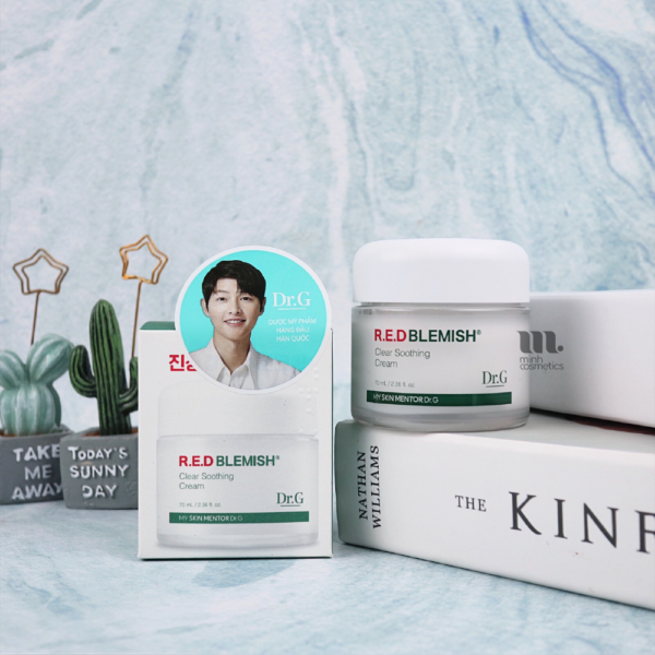 Kem Dưỡng Dr.G Red Blemish Clear Soothing Cream Cho Da Mụn 70ml