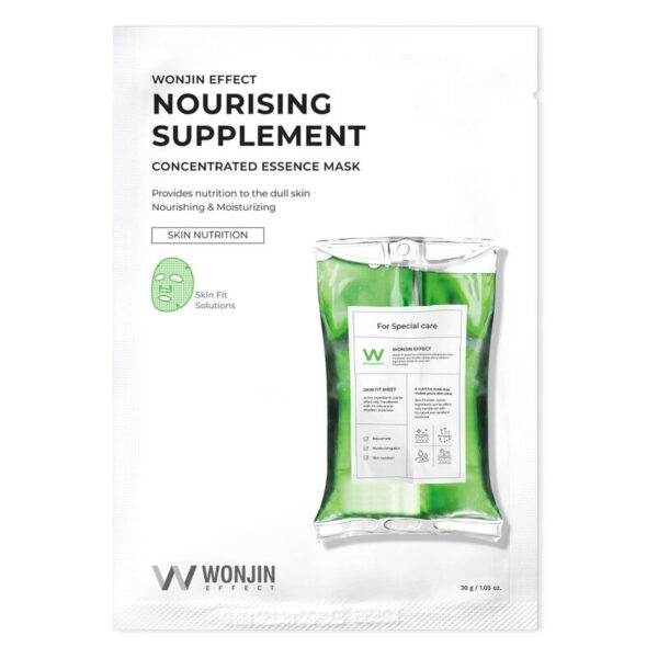 HỘP MẶT NẠ WONJIN #MÀU XANH LÁ NOURISING SUPPEMENT CĂNG BÓNG DƯỠNG TRẮNG.