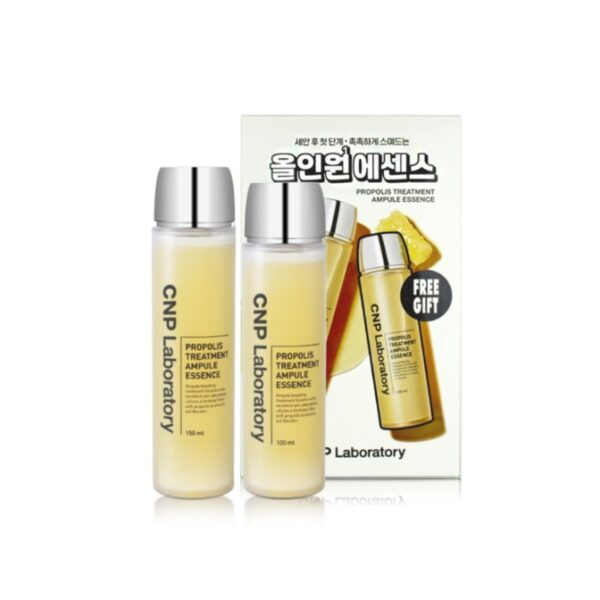 Set Nước Thần Keo Ong Phục Hồi Da CNP Laboratory Treatment Ampoule Essence (100ml + 150ml)