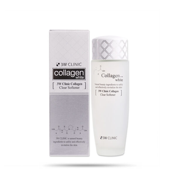 Nước Hoa Hồng 3W Clinic Collagen White Clear Softener 150ml