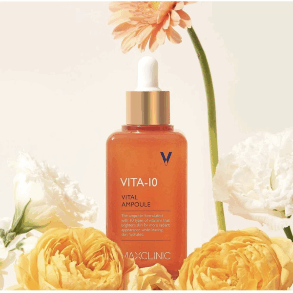 Tinh chất dưỡng sáng mờ thâm Maxclinic Vita 10 Vital Ampoule 100ml