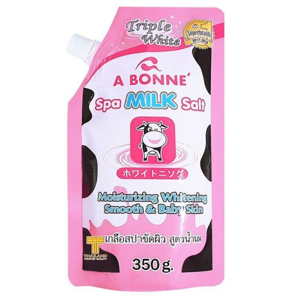 Muối Tắm A Bonne Sữa Bò Làm Sáng & Mềm Mịn Da 350g