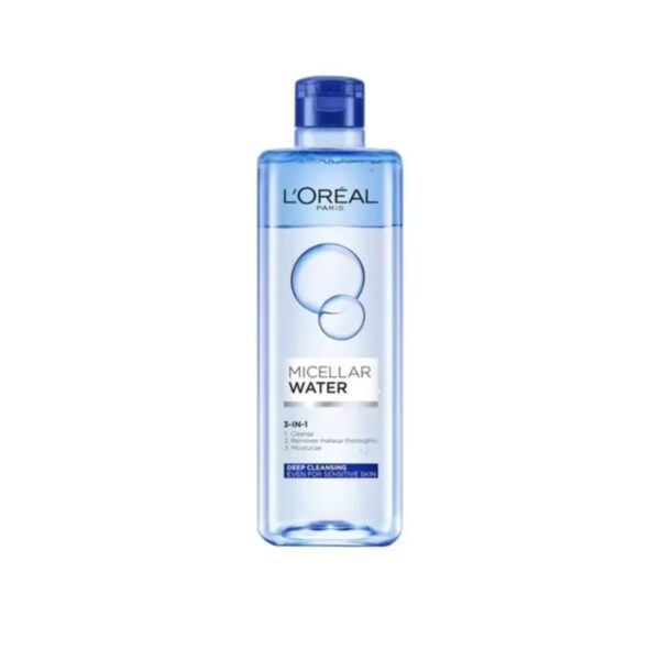 Nước Tẩy Trang L'Oreal Tươi Mát Cho Da Dầu, Hỗn Hợp 400ml Micellar Water 3-in-1 Refreshing Even For Sensitive Skin