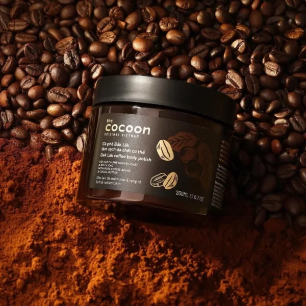 Tẩy Tế Bào Chết Body Cocoon Dak Lak Coffee Body Polish Cà Phê Đắk Lắk 200ml