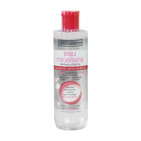 Nước Tẩy Trang Evoluderm Cho Da Khô Và Nhạy Cảm 250ml Micellar Cleansing Water Dry & Sensitive Skins