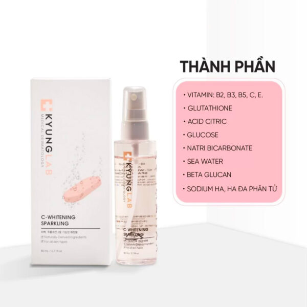 Xịt Dưỡng Khóa Ẩm Căng Bóng Kyung Lab V-Elastic Sparkling