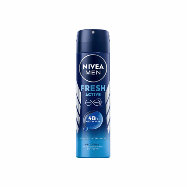 Xịt khử mùi Nivea Men Fresh Active, 150ml