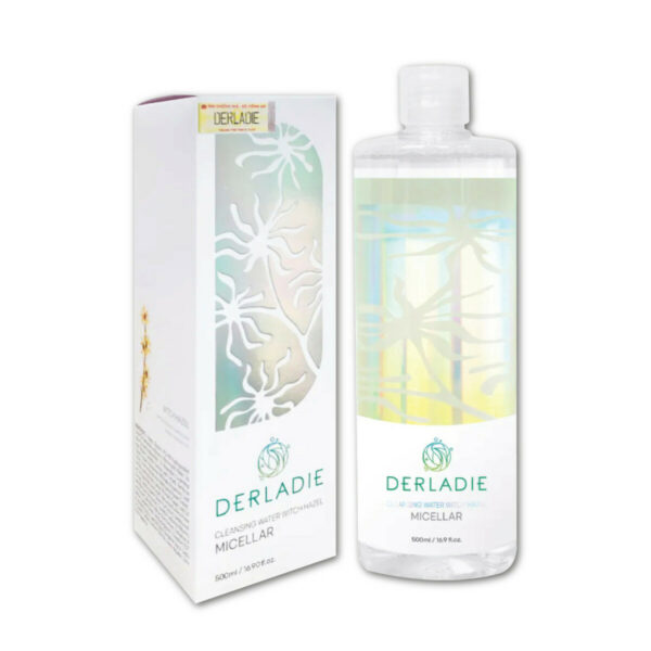 NƯỚC TẨY TRANG DERLADIE CÂY PHỈ 500ML MẪU MỚI