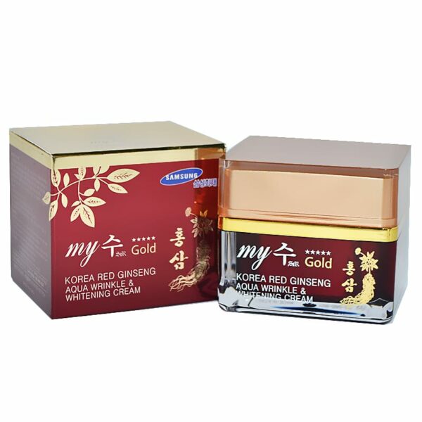 Kem dưỡng trắng My Gold Korea Red Ginseng Aqua Wrinkle and Whitening Cream 50ml