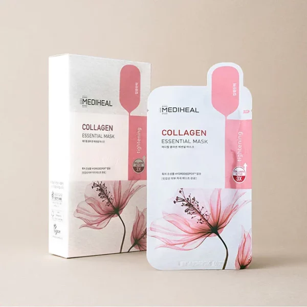 Mặt nạ dưỡng ẩm Mediheal Collagen Mucin Essence Mask # hộp 10 miếng