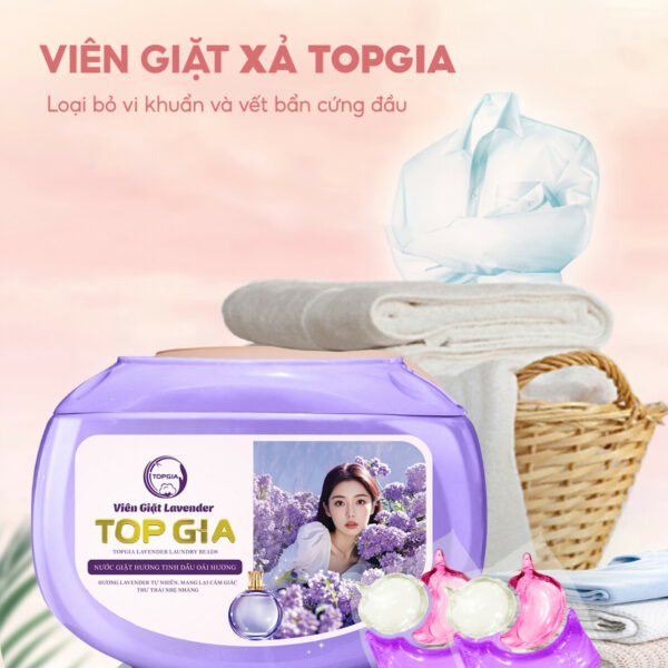 Viên giặt TopGia Lavender