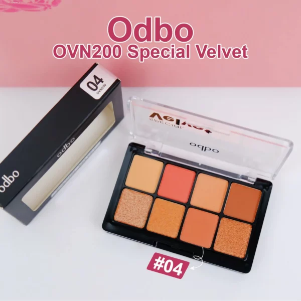 Bảng phấn mắt ODBO 2 tầng-ODS01-Tone 04