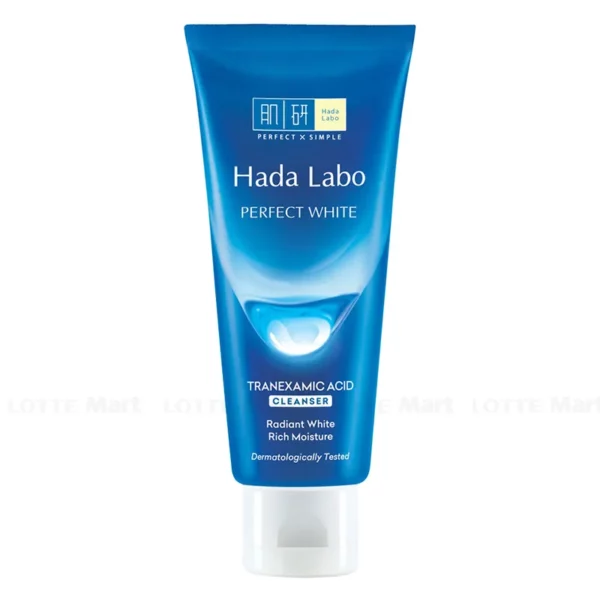 Sữa Rửa Mặt Hada Labo Perfect White Arbutin Cleanser Sạch Sâu, Dưỡng Sáng Da 80g