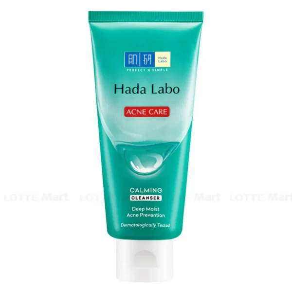 Kem Rửa Mặt Hada Labo Acne Care Calming Cleanser Cho Da Mụn Và Nhạy Cảm 80g