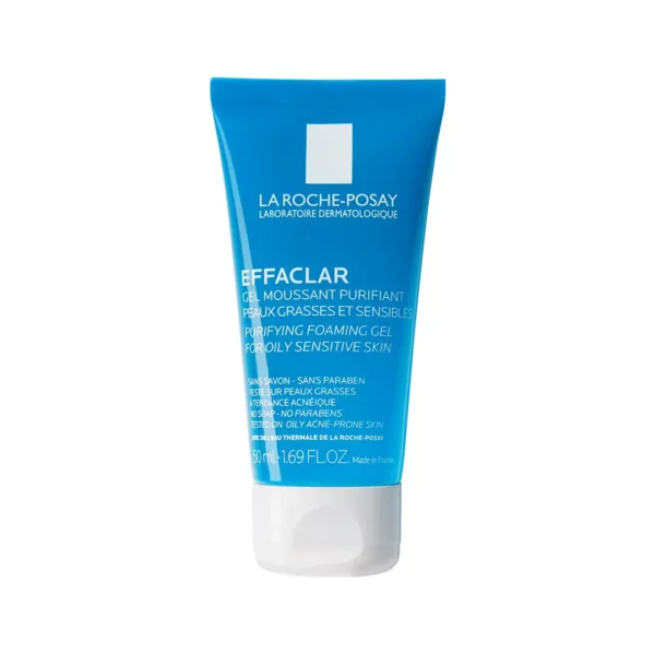 Gel Rửa Mặt La Roche-Posay Effaclar Moussant Purifiant Tạo Bọt Cho Da Dầu, Nhạy Cảm 50ml