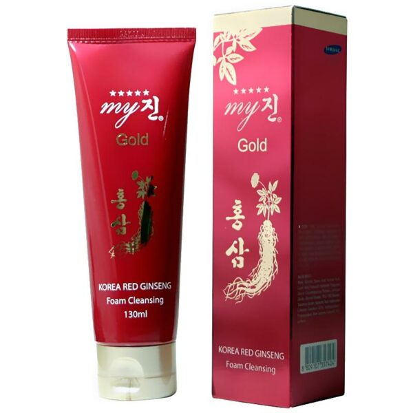Sữa Rửa Mặt Hồng Sâm My Gold Hàn Quốc Tuýp 130ml