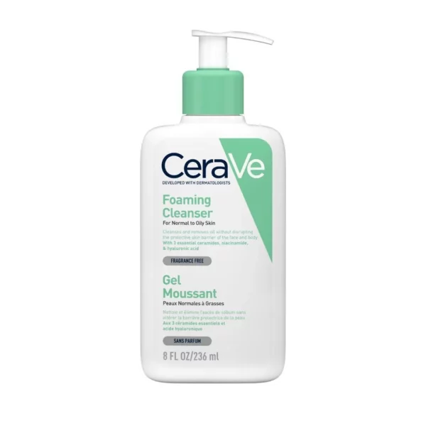 Sữa rửa mặt CeraVe Foaming Cleanser 236ml dành cho da dầu