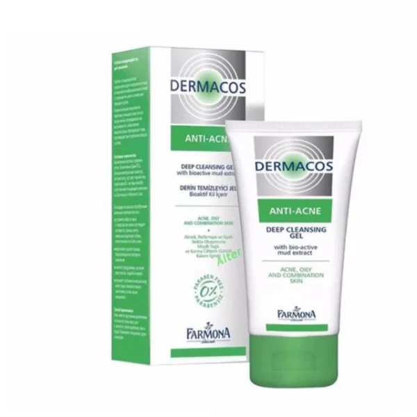 Gel Rửa Mặt Farmona Dermacos Anti-Acne Deep Cleansing Gel With Bioactive Mud Extract 150mL