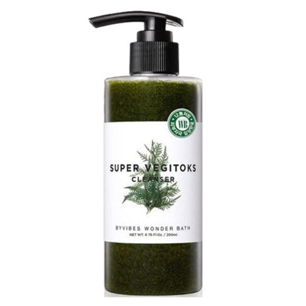 Sữa Rửa Mặt Rau Củ Byvibes Wonder Bath Dưỡng Ẩm Da 300ml (Xanh)