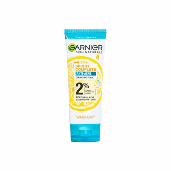 Sữa rửa mặt Garnier Complete Brightening 50ml hỗ trợ dưỡng sáng da