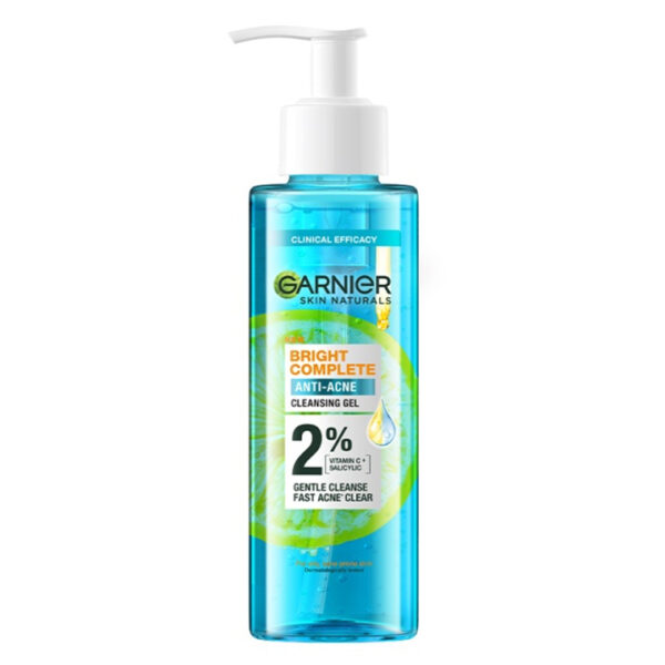 Gel rửa mặt Garnier sạch thoáng dịu nhẹ cho da dầu mụn 120ml