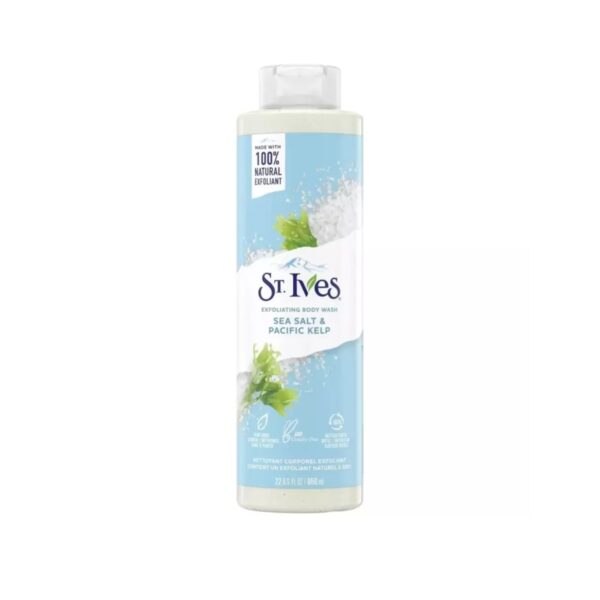 Sữa tắm tẩy tế bào chết ST.IVES - SEA SALT & PACIFIC KELP - MuốI biển #650ml