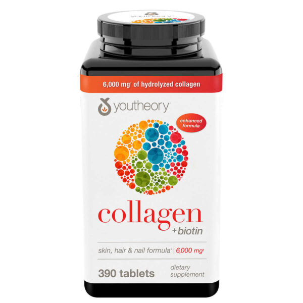 VIÊN COLLAGEN BIOTIN 390V YOUTHEORY HÀNG MỸ