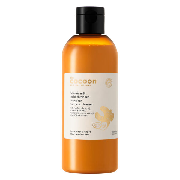 Sữa rửa mặt cocoon chiết xuất từ nghệ Hưng Yên 310ml-Hung Yen Turmeric Cleanser