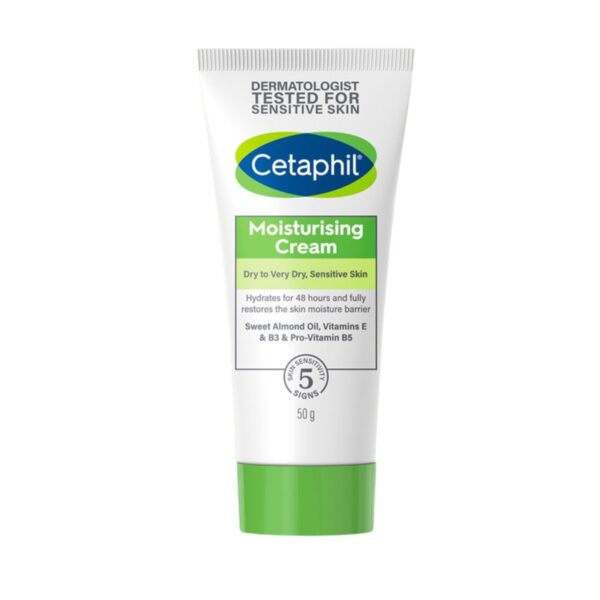 Kem dưỡng ẩm Cetaphil dịu lành cho da nhạy cảm 50g Moisturizing Cream